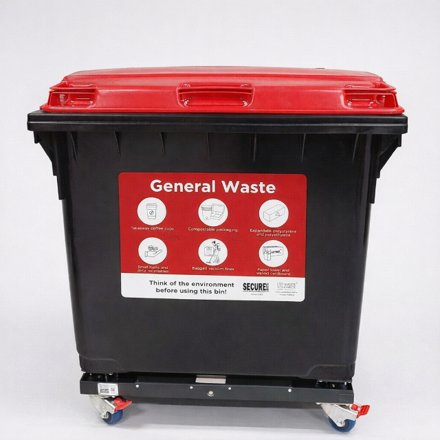 Waste bin with WCT